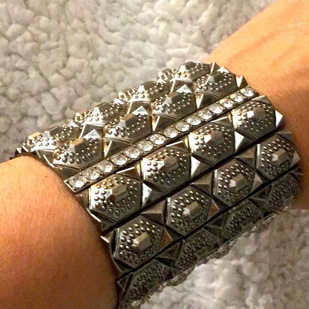 Big boho wrist cuff Renaissance medieval style